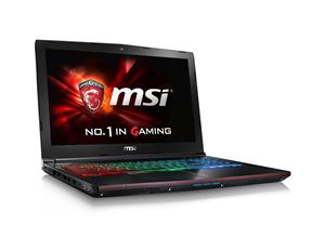 لپ تاپ ام اس آی مدلGE62VR 6RF MSI  GE62VR 6RF -Core i7-16GB-1T+128GB-6GB