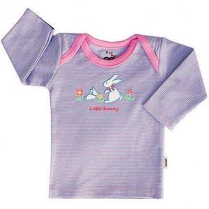 تی شرت آستین بلند نوزادی آدمک مدل Little Rabbit Adamak Little Rabbit Baby T Shirt With Long Sleeve