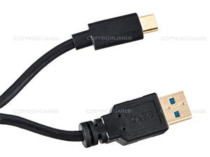 کابل تبدیل USB 3.1 TYPE C/M به USB3.0 Micro B/M 1.5m Black بافو BF-H388 BAFO Bafo BF-H387 USB 3.1 Type-C/M to USB 3.0 A/M Cable 1.5m