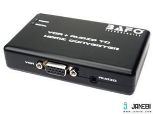 تبدیل VGA به HDMI بافو مدل BF H101 Bafo to with audio and power adapter converter 