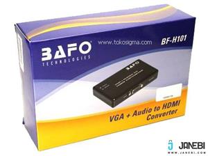 تبدیل VGA به HDMI بافو مدل BF H101 Bafo to with audio and power adapter converter 