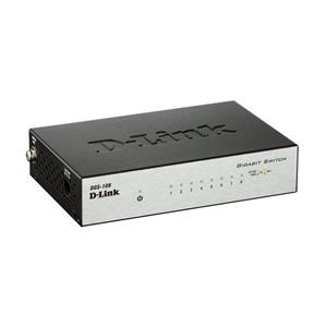 سوئیچ 8 پورت گیگ دی-لینک D-Link DGS-108 D-Link DGS-108 8-Port Gigabit Unmanaged Desktop Switch