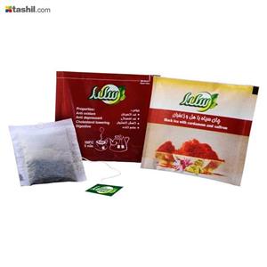 چای سیاه کیسه ای هل چای دبش بسته 25 عددی