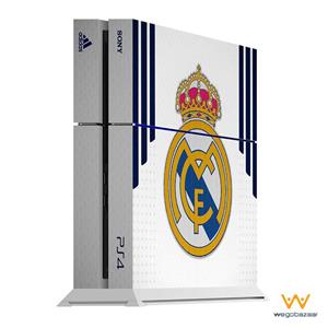 برچسب عمودی پلی استیشن 4 ونسونی طرح Real Madrid CF White 2016 Wensoni Real Madrid CF White 2016 PlayStation 4 Vertical Cover