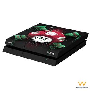 برچسب افقی پلی استیشن 4 ونسونی طرح Mushroom Skull Wensoni PlayStation Horizontal Cover 