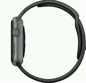 ساعت هوشمند اپل واچ 2 بند اسپرت مشکی - Apple Watch 2 MP062 42mm Space Gray Aluminium Case with black Sport Band Apple Watch 2 42mm Space Gray Aluminum Case with Black Sport Band