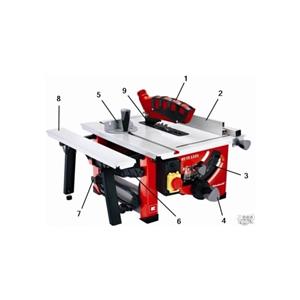 اره میزی 210 میلیمتر 1200 وات اینهل مدل RT-TS 1221