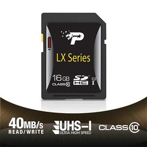 کارت حافظه SDHC پاتریوت سری LX کلاس 10 16 گیگابایت Patriot SDHC LX Series C10 16GB 