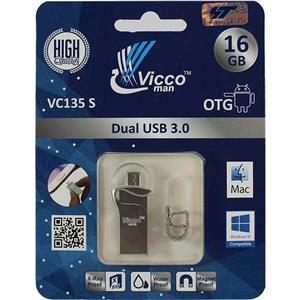 فلش‌مموری ویکو مدل VC135S ظرفیت 16 گیگابایت Vicco VC135S Flash Memmory 16GB