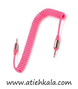 کابل اورجینال AUX فنری 1 متری   Aux original cable Spring