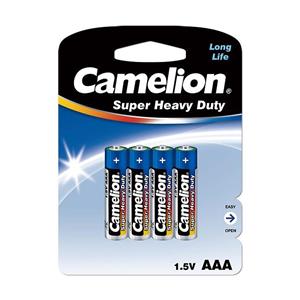 باتری نیم قلمی سری AAA-1.5V کملیون اصلی   Camelion Super Heavy Duty 1.5V Battery
