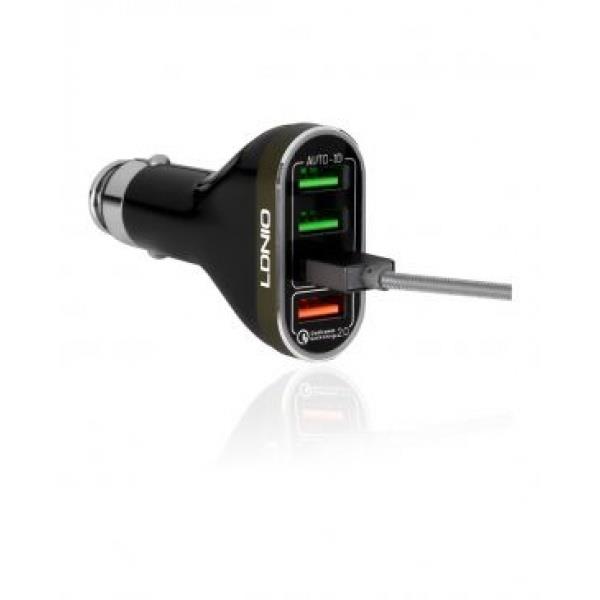 LDNIO C701Q 4-Port 7A QualComm Quick Cable 2.0 Fast Charging