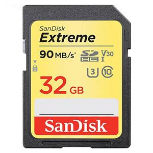 کارت حافظه SDHC سن دیسک مدل Extreme V30 کلاس 10 استاندارد UHS-I U3 سرعت 90MBps 600X ظرفیت 32 گیگابایت Sandisk Extreme V30 UHS-I U3 Class 10 90MBps 600X SDHC - 32GB