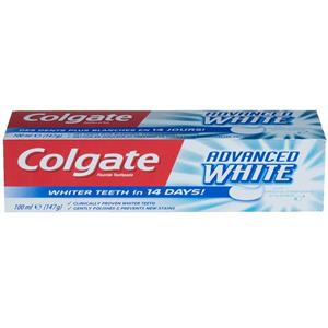 خمیر دندان کلگیت مدل Advanced White حجم 100 میلی لینر Colgate Advanced White Toothpaste 100ml