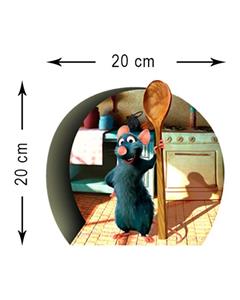 استیکر سه بعدی ژیوار طرح موش سرآشپز Zhivar Ratatouille 3D Wall Sticker