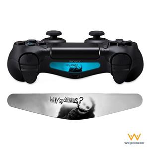 برچسب دوال شاک 4 ونسونی طرحWhy So Serious Wensoni Why DualShock Lightbar Sticker 