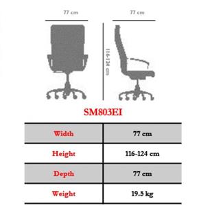 صندلی مدیریتی نیلپر مدل OCM 803Ei