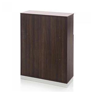 کمد اداری فرآذین مدل FAD-160 بلوطی تیره Farazin FAD-160 Dark Oak Cupboard