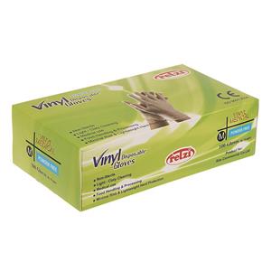 دستکش یکبار مصرف رتزی مدل Vinyl بسته 100 عددی Retzi Disposable Glove Pack Of 