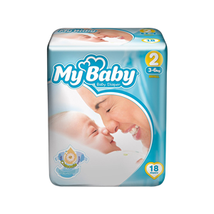 My Baby Chamomile Size 2 Diaper Pack of 18 