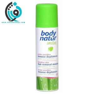 کرم موبر بدن بادی ناتور مدل Chamomile حجم 100 میلی لیتر Body Natur Chamomile Body Hair Removal Cream 100ml