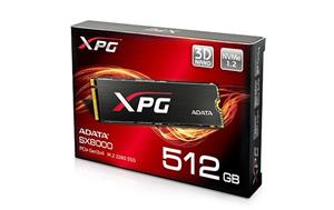 هارد اس اس دی ای دیتا XPG SX8000 PCIe Gen3x4 M.2 2280 Solid State Drive - 512GB SSD Hard ADATA XPG SX8000 PCIe Gen3x4 M.2 2280 Solid State Drive - 512GB