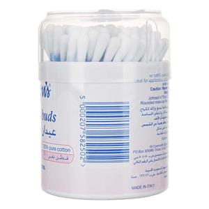 گوش پاک کن جانسون بسته 100 عددی uni led cotton swab