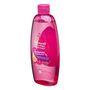 شامپو درخشان کننده مو کودک جانسون مدل Shiny Drops حجم 500 میلی لیتر Johnson Shiny Drops Baby Hair Shampoo 500ml