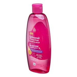 شامپو درخشان کننده مو کودک جانسون مدل Shiny Drops حجم 300 میلی لیتر Johnson Shiny Drops Baby Hair Shampoo 300ml