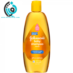 شامپو درخشان کننده مو کودک جانسون مدل Shiny Drops حجم 300 میلی لیتر Johnson Shiny Drops Baby Hair Shampoo 300ml