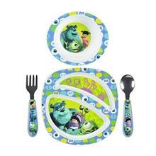 ست 4 تکه غذاخوری فرست یرز مدل مانستر The First Years Monsters 4 Pieces Y9930 Feeding Set The First Years Monsters 4 Pieces Feeding Set