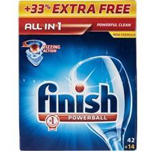 قرص ظرفشویی فینیش مدل All In 1 بسته 56 عددی Finish All In 1 Dishwasher Tablets Pack Of 56