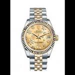 ساعت مچی زنانه رولکس Rolex Datejust Yellow Gold Ladies Watch 178273
