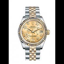 ساعت مچی زنانه رولکس Rolex Datejust Yellow Gold Ladies Watch 178273