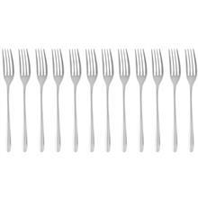 چنگال غذاخوری چینی زرین ایران مدل Orient بسته 12 عددی Iran Porcelain Inds Fork Pack Of 