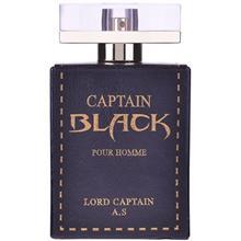 ادو پرفیوم مردانه کاپتان بلک مدل Pour Homme Lord Captain A.S حجم 100 میلی لیتر Black Eau De Parfum For Men 100ml 