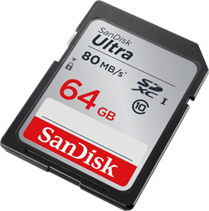 SANDISK 64GB ULTRA C10 UHS-I MEMORY