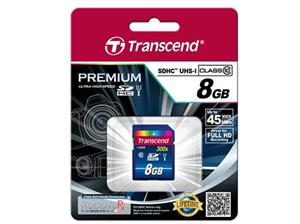 رم اس‌دی 8 گیگابایت Transcend 300x Class 10