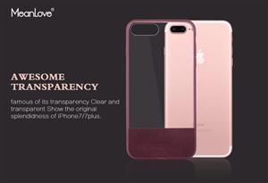 کاور چرمی آیفون 7 مدل MeanLove MeanLove leather case iphone 7-کالا