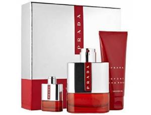 ست ادو تویلت مردانه پرادا مدل Luna Rossa Sport حجم 100 میلی لیتر Prada Luna Rossa Sport Eau De Toilette Gift Set for Men 100ml