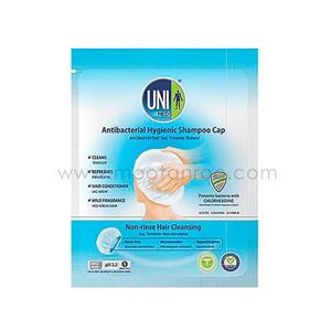 کلاه شامپو بهداشتی انتی باکتریال یونی مد مدل Non Rinse Uni Med Antibacterial Hair Shampoo Cap 