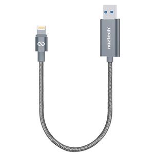 کابل حافظه دار و انتقال داده لایتنینگ نزتک مدل Luv Share با ظرفیت 16 گیگابایت naztech Luv Share 16GB Lightning Cable