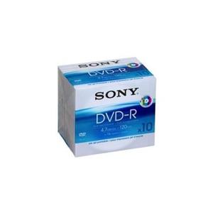 پک 10 تایی دی وی دی سونی مدل 10DMR47B-IP SONY 10DMR47B-IP DVD-R Pack of 10