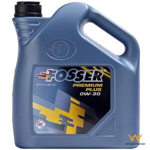 روغن موتور خودرو فوسر مدل Premium Plus 0W 30 حجم 4 لیتر Fosser Engine Oil 4L 