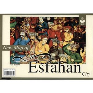 نقشه شهر اصفهان به زبان انگلیسی New Map of Esfahan City