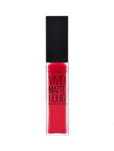 رژ لب مایع میبلین سری Vivid Matte مدل Rebel Red شماره 35 Maybelline Vivid Matte Rebel Red Liquid Lip Gloss No 35