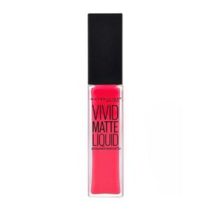 رژ لب مایع میبلین سری Vivid Matte مدل Coral Courage شماره 20 Maybelline Liquid Lip Gloss No 