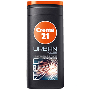 شامپو سر و بدن مردانه کرم 21 مدل Urban Pulse حجم 250 میلی لیتر Creme 21 Urban Pulse Hair And Body Shampoo For Men 250ml
