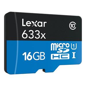 کارت حافظه‌ microSDHC لکسار مدل High-Performance Lexar High-Performance UHS-I U1 Class 10 microSDHC With Adapter - 32GB