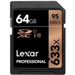 Lexar Professional UHS-I U1 633X 95MBps SDXC - 64GB